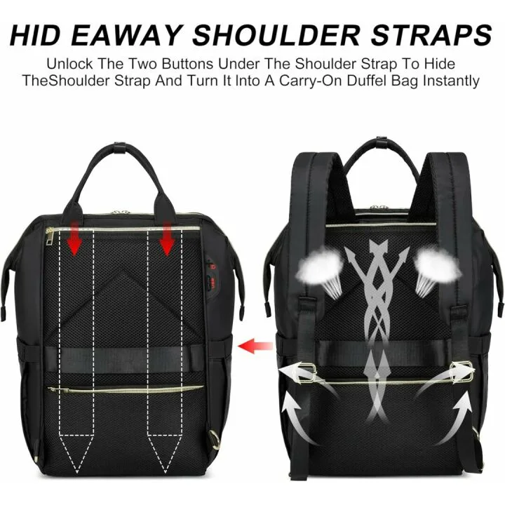 CAFELE 17.3 Inch Waterproof Laptop Backpack for Work