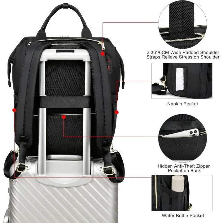 CAFELE 17.3 Inch Waterproof Laptop Backpack for Work