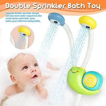 Dwi Dowellin Automatic Snail Water Pump Bath Toy for Toddlers
