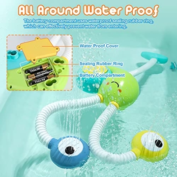 Dwi Dowellin Automatic Snail Water Pump Bath Toy for Toddlers