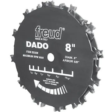Freud SD208 8 In. Dado Set for Precision Wood Cuts