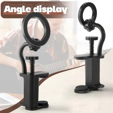 Versatile Magnetic Guitar Phone Holder for Musicians