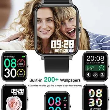 Popglory Smart Watch with Health Monitoring Features