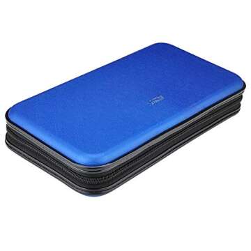 XiongYe 72 Capacity Heavy Duty CD DVD Holder with Zipper
