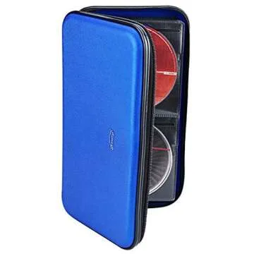 XiongYe 72 Capacity Heavy Duty CD DVD Holder with Zipper