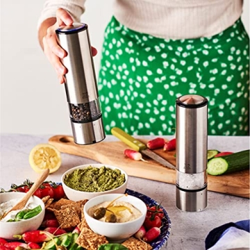Peugeot Elis Sense Electric Pepper Mill with Adjustable Grinder