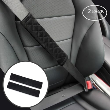 Comfortable 2Pcs Belt Buckle Shoulder Pads for Driving
