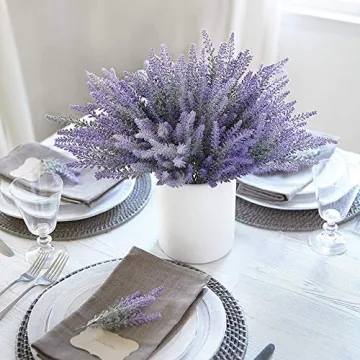 Leyaron Artificial Lavender Bouquets for Home Decor