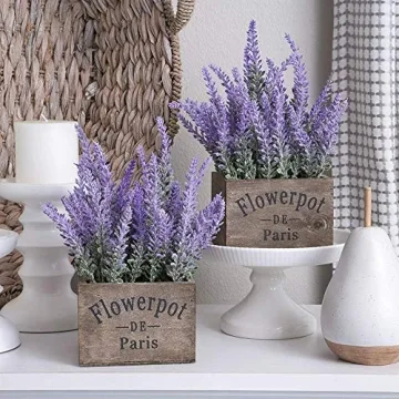 Leyaron Artificial Lavender Bouquets for Home Decor
