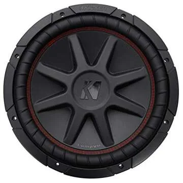 KICKER Bundle of 2 Items 12" CompVR Subwoofers DVC 4-ohm