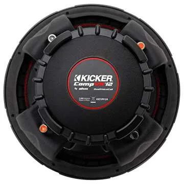 KICKER 12" CompVR Subwoofers Bundle for Premium Bass