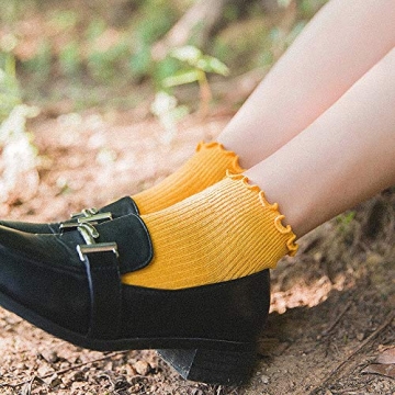 Mcool Mary Women's Cute Lace Ruffle Socks 6 Pack