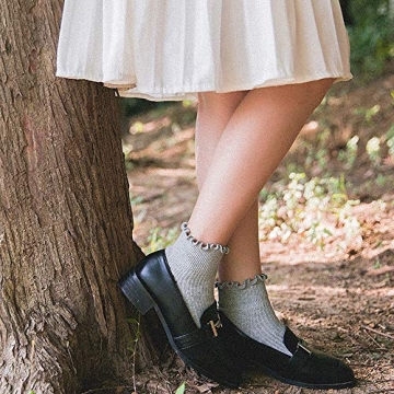 Mcool Mary Women's Cute Lace Ruffle Socks 6 Pack