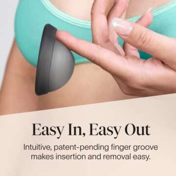 Cora Menstrual Disc | Reusable Period Disc | Wear Up to 12-Hours | Sustainable Alternative to Tampons/Pads | for Light/Heavy Flows | Leak Proof | Medical Grade Silicone | Eco-Friendly Feminine Hygiene