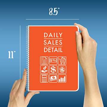 Daily Sales Detail Log Book for Business Efficiency