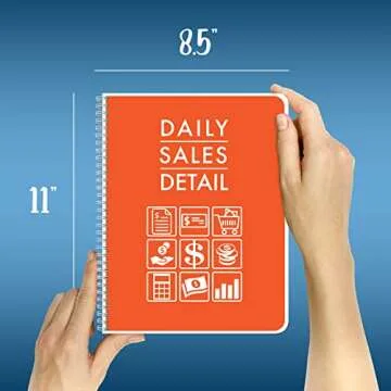 Daily Sales Detail Log Book for Business Efficiency