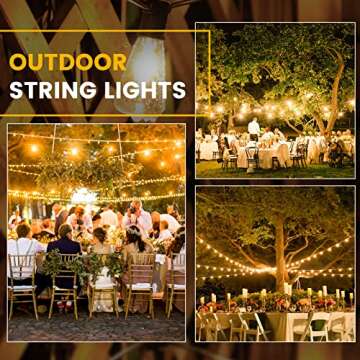 Zuske 240FT Vintage Outdoor String Lights for Any Occasion