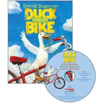 Duck on a Bike (Read Along Book & CD) - Fun Storytime Adventure for Kids