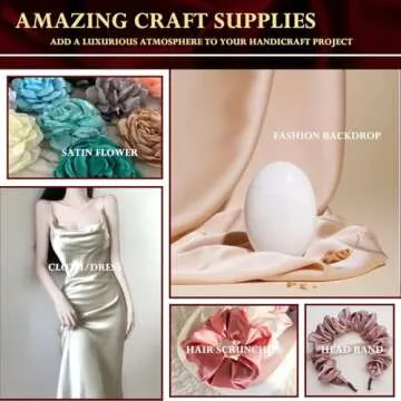 Luxurious Charmeuse Bridal Satin Fabric for All Projects