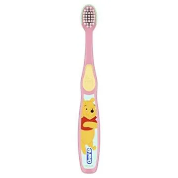 Oral-B Baby Toothbrush Featuring Disney's Pooh, Baby Soft Bristles, 0-3 Years, 1 Count