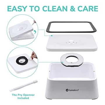 LumoLeaf 70oz No Spill Dog Water Bowl for Pets