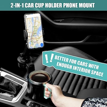 MS MASTER SHOW Large Cup Holder with Smartphone Mount
