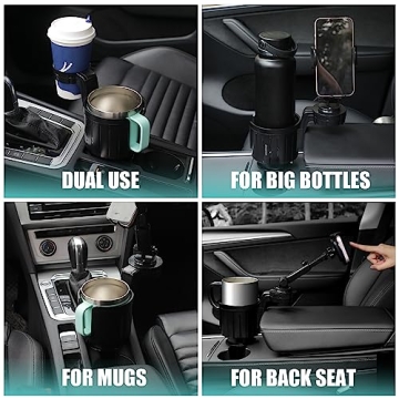 MS MASTER SHOW Large Cup Holder with Smartphone Mount