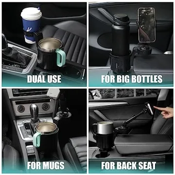 MS MASTER SHOW Large Cup Holder with Smartphone Mount
