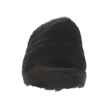 UGG Women's Fluff Yeah Bling Slipper, Black, 10