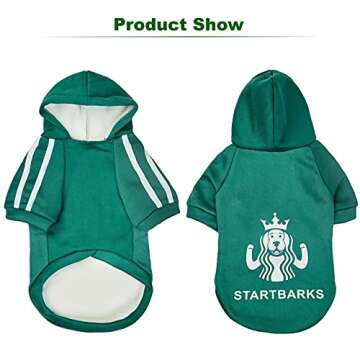 Stylish StartBarks Dog Hoodies for Small Pets