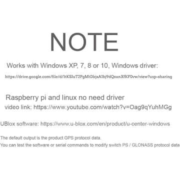 DIYmall VK-172 VK 172 Gmouse G-Mouse USB GPS Dongle Glonass Support Windows 10/8/7/vista/XP/Raspberr...