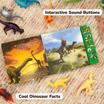 Interactive Dinosaur Toys Set for Kids 3-5