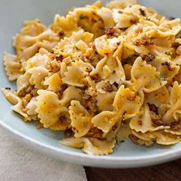 Jovial Whole Grain Brown Rice Farfalle Pasta - Pasta Farfalle, Farfalle Pasta, Whole Grain Pasta, Organic Pasta, Gluten Free, Dairy Free, Brown Rice Pasta, Award Winning Taste, Made in Italy - 12 Oz