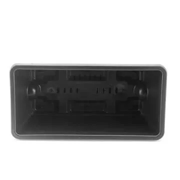 LEXININ Black Plastic Planter Box for Indoor and Outdoor Use