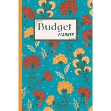 Simple Monthly Budget Planner Flower Design: Budgeting Workbook Undated 12 Month Tracker to Hit Your...