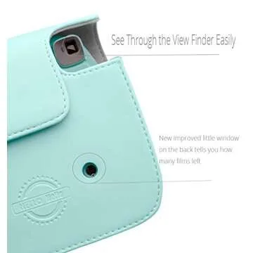 Fujifilm Mini 9 Ice Blue Case with Strap by HelloHelio