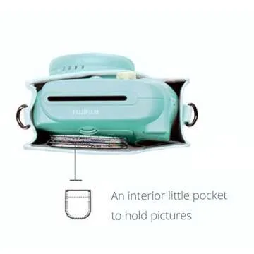 Fujifilm Mini 9 Ice Blue Case with Strap by HelloHelio
