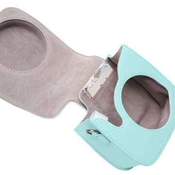 Fujifilm Mini 9 Ice Blue Case with Strap by HelloHelio