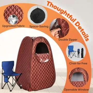 Portable Steam Sauna - Home Spa Experience for Relaxation