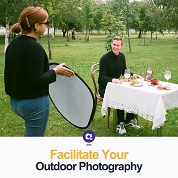 EMART 24'' 5-in-1 Light Reflector for Stunning Photos