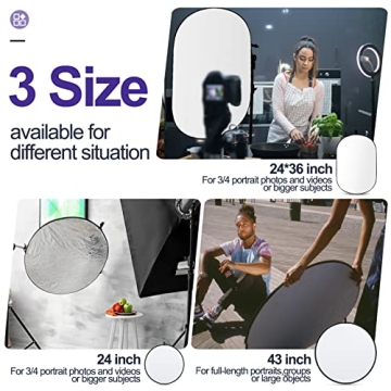 EMART 24'' 5-in-1 Light Reflector for Stunning Photos