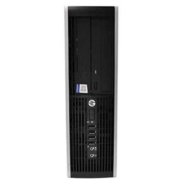 HP Flagship Pro Desktop 2018 Computer, Core I5 Up to 3.6GHz, 8GB, 512GB SSD, WiFi, DVD, DP, VGA, USB 3.0, Windows 10 Pro 64 Bit-Multi Language-English/Spanish/French(CI5) (Renewed)
