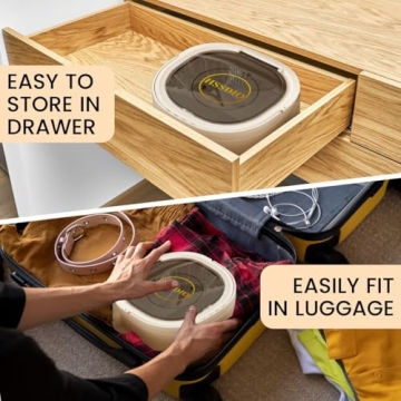 Small Portable Washing Machine with Spin Basket - Ideal for Delicates