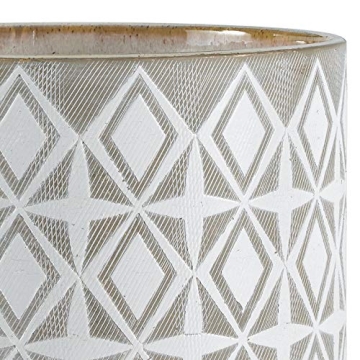Stylish Rivet Geometric Ceramic Planter for Home Office