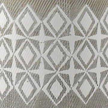 Stylish Rivet Geometric Ceramic Planter for Home Office