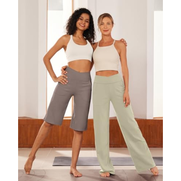 G4Free Yoga Pants for Women - Wide Leg Comfort