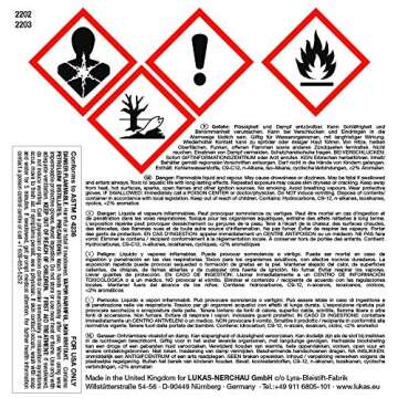 Lukas Artist Glossy Picture Varnish Oil Medium - Water Bright, Soluble in Turpentine and Mineral Spirits - 1000 ml