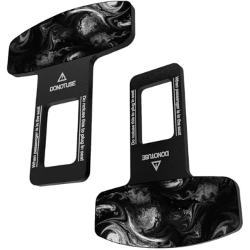 AEDNX 2Pack Car Belt Plug Slot Pads - Comfortable and Convenient Shoulder Belt Pads Cover for You an...