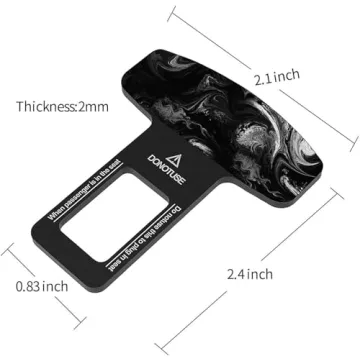 AEDNX Comfortable Car Belt Plug Pads - 2Pack for Family