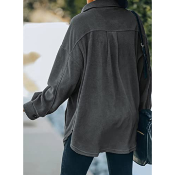 Astylish Women's Cozy Long Sleeve Jacket with Pockets